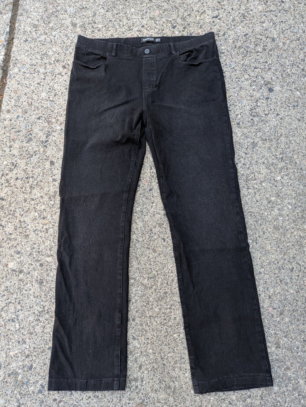 Betabrand 2XL LONG Black Stretch Denim Jeans